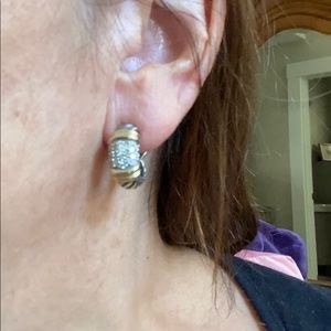 David Yurman Diamond Earrings